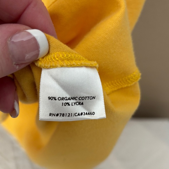 Eileen Fisher Sunny Yellow A-Line Dress 90% Women’s Size Small Classic - Picture 5 of 10